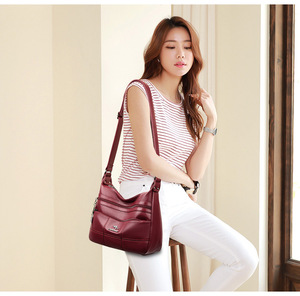 New High Quality Women Messenger Bags for Women Pu <b>Leather</b> Crossbody Bags Ladies Designer Shoulder Bags Tote Handbags and <b>Purses</b> - Product Image 6