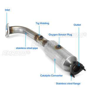 Convertidor Catalítico de Acero Inoxidable para Honda CRV CR-V 2.4L 2002 2003 2004 2005 2006 2007 2008 2009 - Product Image 2