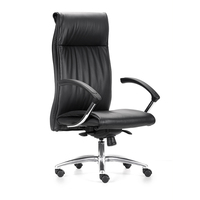 Fauteuil de bureau ergonomique moderne et inclinable avec base chromée, accoudoirs fixes, confortable, réglable en hauteur, prix usine