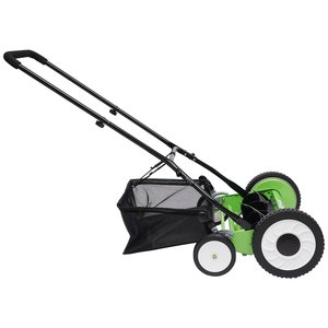 16 18 20-inch Manual Hand <strong>Push</strong> Reel Lawn <strong>Mower</strong> Mowers with 4 <strong>Wheels</strong> - Product Image 1