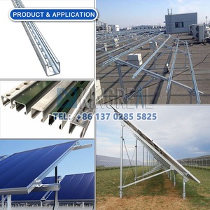 Automatico 41*41MM 41*21MM Unistruct <span class=keywords><strong>C</strong></span> canale rotolo di formatura macchina puntone solare che fa macchina scanalato angolo macchina per la vendita - Product Image 5