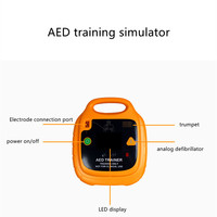 Mannequin de formation médicale AED pour la RCP, simulateur de défibrillateur AED, équipement pédagogique de sciences médicales