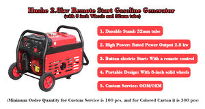 מכירה חמה 2.8kw 4-שבץ חשמלי התחלה מקורר אוויר בנזין נייד 32 מ "מ צינור 212cc העתק 6.5hp פלט 15l - Product Image 6