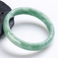 Grands Bracelets en Jade de Tailles 64MM 66MM, Pierre Naturelle Verte, Bijoux pour Femmes, Meilleur Cadeau, Bracelet en Jade Naturel
