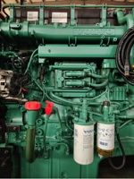 Générateur diesel silencieux de type ouvert Volvo Penta Suède 450 kW TAD1651GE, ATS automatique 110 V, disponible pour centrale électrique de secours