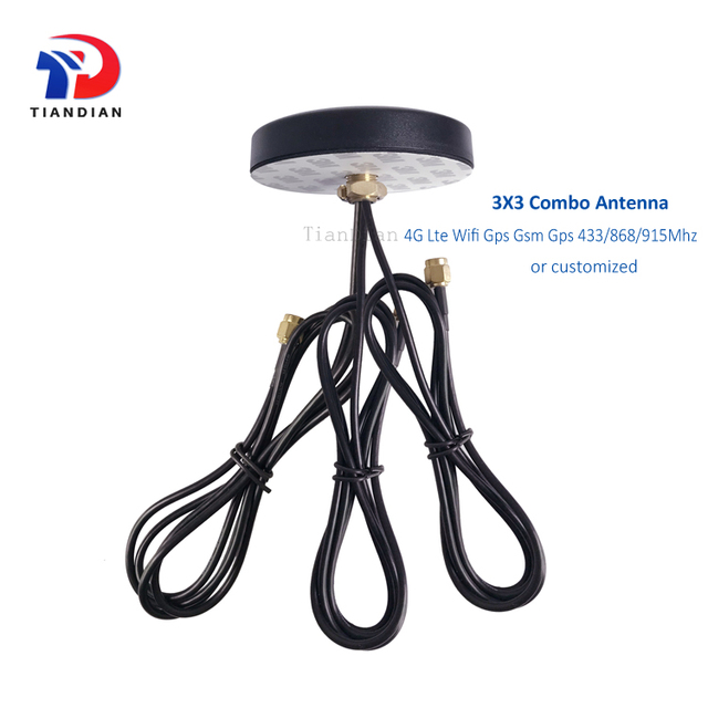 New External Satellite Dish Aerial Screwed Cabinet Combo Mimo Gsm Gps Wifi Lte 4G Antenna