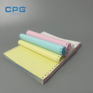 Rollo Jumbo de Papel Autocopiativo Ecológico al por Mayor de Fábrica, Papel NCR de 50 g/m² para Formularios de Extracto Bancario - Product Image 1