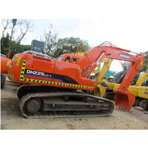 Excavadora de cadenas Doosan DH225LC-7 usada original en oferta, excavadora Doosan en buen estado a la venta - Product Image 1
