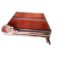 Échangeur de chaleur avec bobines de cuivre ondulées, en acier inoxydable, 316l