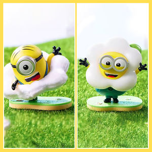 MINISO <span class=keywords><strong>Minions</strong></span> Flower Park Surprise, Caja Sorpresa con Figura de PVC para Decoración de Escritorio, Venta al por Mayor de Juguetes Personalizados en Caja Sorpresa - Product Image 2