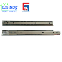 Glissière de tiroir à fermeture automatique à 3 niveaux GOOD 45 mm à extension complète pour armoires de cuisine, camping-cars et salles de sport
