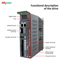 LC30E 220V Torsi Tinggi IP65 AC Servo Motor Driver Kit 1.2KW 1.5KW 1.8KW 4N.m 5N.m 6N.m 3000RPM 5/6A Industri CNC