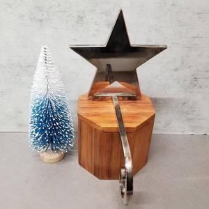 Ornements de Noël Cerf avec support de bas de traîneau pour décor de Noël Best-seller - Product Image 5