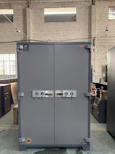 Grande armoire ignifuge pour documents, <span class=keywords><strong>coffre</strong></span>-fort de bureau biométrique certifié, serrure électronique à <span class=keywords><strong>code</strong></span>, double porte, exécutif - Product Image 2