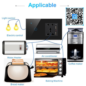 Tuya TYSH Universal Touch Sense Glass Panel WiFi Power Point <strong>Smart</strong> Wall <strong>Socket</strong> Compatible Alexa and Google Home <strong>Smart</strong> <strong>Socket</strong> - Product Image 6
