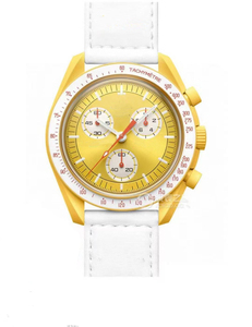 <span class=keywords><strong>Orologio</strong></span> <span class=keywords><strong>cinturino</strong></span> <span class=keywords><strong>in</strong></span> <span class=keywords><strong>pelle</strong></span> <span class=keywords><strong>con</strong></span> cronografo fase lunare, moda <span class=keywords><strong>donna</strong></span> - Product Image 4