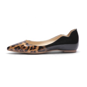 Nuevos Zapatos Planos de Mujer con Punta en Pico, Estilo Degradado con Parches de Leopardo, Mocasines Cómodos para Caminar, Vestir o Oficina - Product Image 5