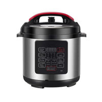 Cuisinière électrique à pression 5L avec fonctions préréglées, écran LCD, cuiseur multifonction et cuiseur à riz multifonction