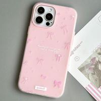 Coque souple antichoc avec joli nœud papillon pour iPhone 17 Pro Max