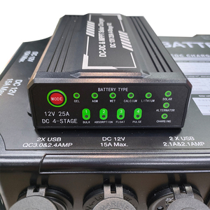 Boîte de <span class=keywords><strong>batterie</strong></span> étanche 12V-32V double système de <span class=keywords><strong>batterie</strong></span> avec chargeur intégré TED 25A/40A DC avec onduleur solaire pour - Product Image 3