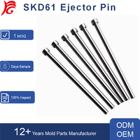 Perno Extractor DIN 1530 H13 de 6.5mm, 7mm, 7.5mm, Componentes de Molde de Alta Precisión, Bucha Extractora para Moldeo por Inyección