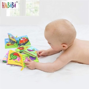 Đầu Thời Thơ Ấu Giáo Dục Đồ Chơi Tắm Cuốn Sách Vải Cho Trẻ Em Bé Vui <span class=keywords><strong>Handmade</strong></span> Vải Yên Tĩnh Cuốn Sách - Product Image 5
