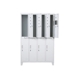Atelier Gym <span class=keywords><strong>Bureau</strong></span> 8 Portes <span class=keywords><strong>Casier</strong></span> En Acier Armoire Casiers Industriels En Métal avec Pieds Debout - Product Image 2