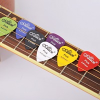 Alice 100PC Boxed Electric Folk Guitar Picks ABS Mixed Pick 6 Différentes épaisseurs Instruments à cordes Pièces Accessoires