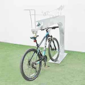 دراجة كهربائية حامل دراجة عامودي للوقوف في الجراج رف تخزين دراجة واقفة