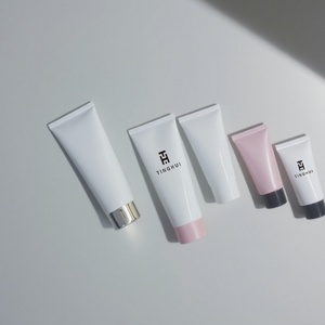 Wholesale Customized 30ml 50ml 100ml Extrusion Layer <b>Tubes</b> White Pink Cosmetic Hand Cream Lotion Soft <b>Tube</b> Squeeze <b>Plastic</b> <b>Tubes</b> - Product Image 1