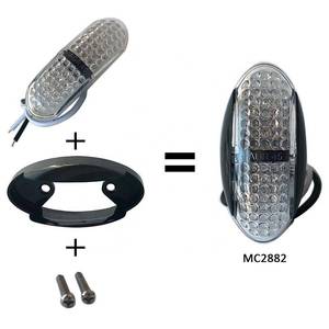 12V 24V xe Truck Trailer Side Marker <span class=keywords><strong>LED</strong></span> ánh sáng không thấm nước tín hiệu đuôi ánh sáng cảnh báo đèn <span class=keywords><strong>LED</strong></span> đèn cho xe ô tô xe tải xe máy - Product Image 5