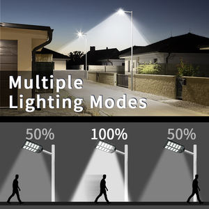 100W açık sokak ışıkları güneş enerjili IP65 su geçirmez güneş sokak lambası <span class=keywords><strong>Dusk</strong></span> şafak güneş güvenlik sel lambaları hareket sensörü - Product Image 5