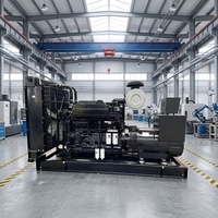 Groupe électrogène diesel Cummins à châssis ouvert 400 kW durable, générateur 500 kVA refroidi par eau, triphasé 50/60 Hz, faible consommation de carburant, CE ISO, puissance industrielle