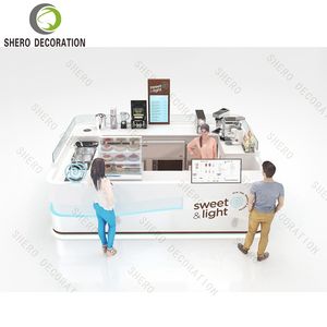 Kiosque de café intérieur Conception de comptoir de café-bar Kiosque de café en bois <span class=keywords><strong>à</strong></span> <span class=keywords><strong>vendre</strong></span> Idées de conception de kiosque de café - Product Image 4