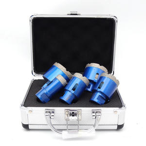 ชุดดอกสว่านเจาะรูเพชร Pai Ruixing 5 ชิ้น รุ่น M14 สำหรับเจาะโลหะ กระเบื้อง ใช้กับเครื่องเจียร พร้อมกล่องอลูมิเนียม - Product Image 2