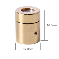 Nouvelles pointes de laser à fibre OEM MAX haute précision argentées D12.9 H9.4 1500W pour machine de découpe laser industrielle
