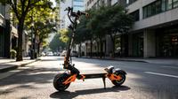 Scooter électrique à trois roues, directement de l'usine, freins à disque hydrauliques au lithium, suspension avant, capacité tout-terrain, vitesse rapide