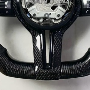 <span class=keywords><strong>Volante</strong></span> Deportivo <span class=keywords><strong>m</strong></span> Sport de Fibra de Carbono con Calefacción para <span class=keywords><strong>BMW</strong></span> F11 F20 2010 2012 F30 F16 F15 2011, Completamente Negro en Fibra de Carbono - Product Image 4