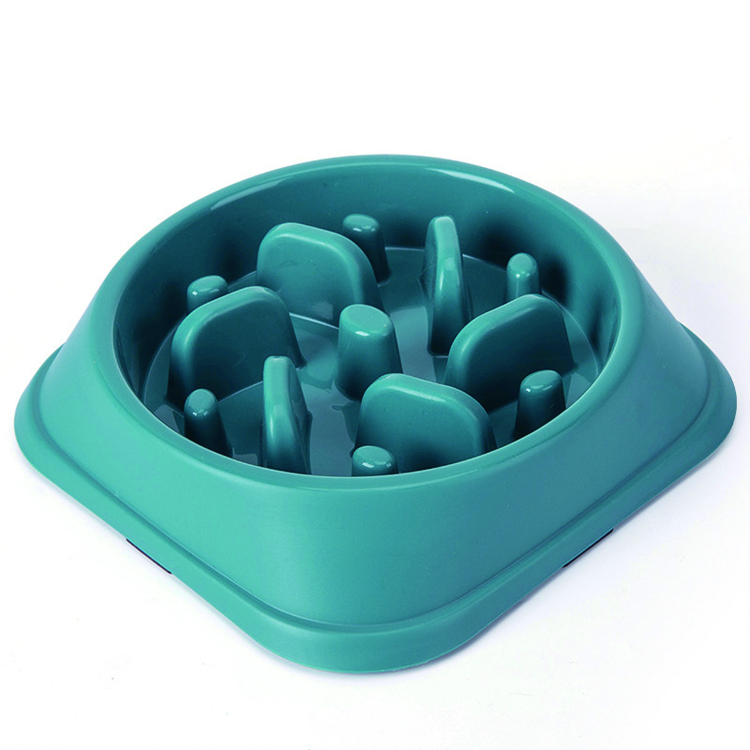 Анти-глотками прочный предотвращения удушья здоровый дизайн интерактивный Раздувание остановить Нескользящие животное головоломки собаки медленная кормушка чаша