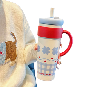 Nouvelle Tasse Isotherme Grande Capacité 2026 pour Femme – Gourde Isotherme Grande Taille de Haute Qualité avec Ventouse Moderne pour Étudiants - Product Image 4