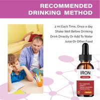 Private Label IJzer & Mineralen Supplement Energieboost IJzer Drinkvloeistof voor Kinderen