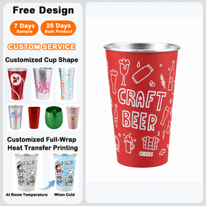 Custom Logo Reusable Aluminum <strong>Color</strong> <strong>Changing</strong> <strong>Cups</strong> That Change Temperature-Sensitive Aluminum <strong>Color</strong>-<strong>Changing</strong> Mugs - Product Image 1