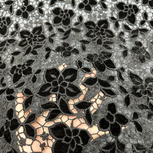 2024 hoa thêu vải cutwork ren vải cho Nigeria đám cưới mềm dây vải - Product Image 1