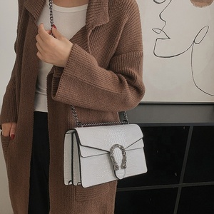 Borsa a Mano Elegante da Donna 2026, Borsa a Tracolla con Catena, Borsetta <span class=keywords><strong>di</strong></span> Alta Qualità, Borsa Sottobraccia con Motivo Coccodrillo - Product Image 4