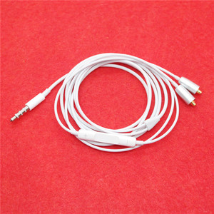 Câble pour casque Mmcx avec prise jack 3,5 mm blanc pour écouteurs Mp3, réponse en fréquence 20 Hz 20 kHz - Product Image 1