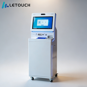 Kiosque en libre-service personnalisé OEM ODM avec écran tactile <span class=keywords><strong>de</strong></span> 21,5 pouces, <span class=keywords><strong>terminal</strong></span> tout-en-<span class=keywords><strong>un</strong></span> avec imprimante/caméra pour hôtel, aéroport, gouvernement - Product Image 2