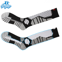Chaussettes pour hommes personnalisées en gros, chaussettes de sport pour hommes, chaussettes thermiques chaudes d'hiver pour enfants, chaussettes de ski de haute qualité