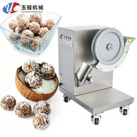 Nouvelle machine à boules d'énergie à la noix de coco et aux dattes, contrôle tactile automatique, haute productivité, acier inoxydable 304, performance stable