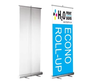 Banner arrotolabile pubblicitario a mano retrattile paromotion portatile in poliestere, banner arrotolabile 80*200, banner arrotolabile di qualità - Product Image 1