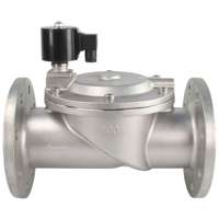 Vanne Solénoïde DNOVA en Acier Inoxydable AISI 304/1.4301 Viton DN25-100 10bar 220V NC